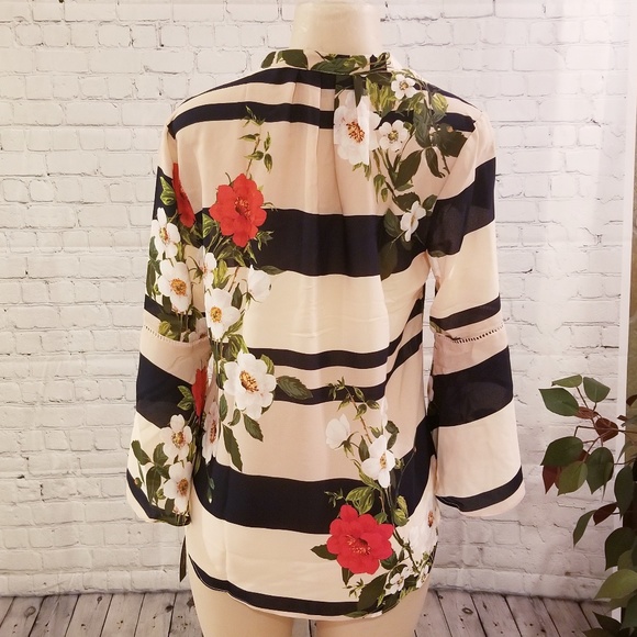 Coral navy top - Picture 4 of 4